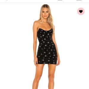 Super down sweetheart mini dress